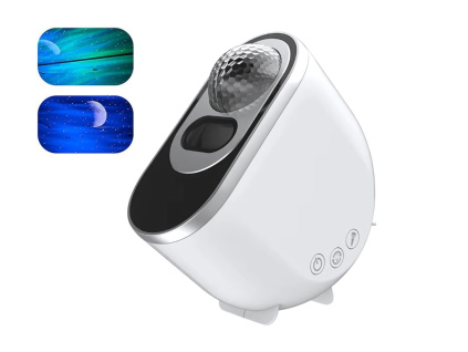 Hviezdny Projektor Nočnej Oblohy Hviezd Mesiaca Galaxy Projector s Bluetooth Reproduktorom a Ovládačom