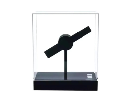 Multifunkčný 3D LED Holografický Projektor s Batériou a Vysokým Rozlíšením Hologram s Ochranným Obalom 20cm Holofan Reklamný Pútač Ventilátor HD