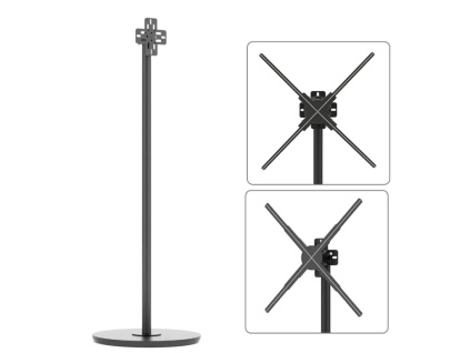 Regulovatelný Stativ Platforma Držák na Hologram Tripod Stand 141cm s Uchycením pro Hologramy 42-100cm