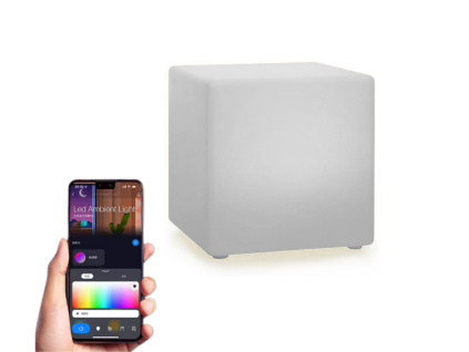 LED RGB Světlo Smart Desing Kostka Stolní Lampička na Focení