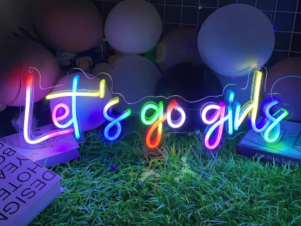 Neony na Míru Neonový LED RGB Reklamní Nápis Reklama Logo do Baru Restaurace Provozovny (Velikost do 50cm šířky a 25cm výšky)