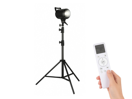 Regulovateľný Mini Bi LED Reflektor Štúdiové Svetlo Video Foto Štúdio Bowens Mount 200W Diaľkové Ovládanie