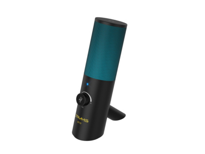 7Ryms AT10 Stolný Kondenzátorový Mikrofón RGB pre Podcast Stream Nahrávanie Monitoring USB-C Output