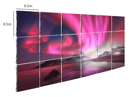 Velkoplošný Skládací LED Displej Digitální Pódium Banner Obrazovka P2.976 Pixel Možnost Customizace Výběr Variant
