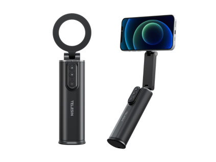 Telesin Magsafe Magnetický Flexibilní Stativ Holder na Cesty Tripod Selfie Stick