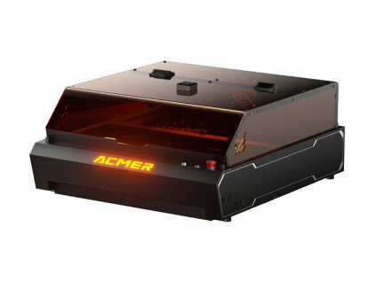 Acmer P3 48W Laser Uzavřený Gravírovací CNC Stroj Gravírka Plotr v Ochranném Krytu Enclosure s Kamerou Gravíruje Kovy Bezpečnostní Prvky 40x40cm