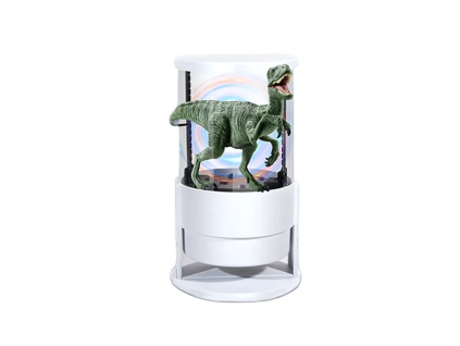 Stolní 360° 5D LED Holografický Projektor Hologram s Obalem a Reproduktorem Holofan Reklamní Poutač