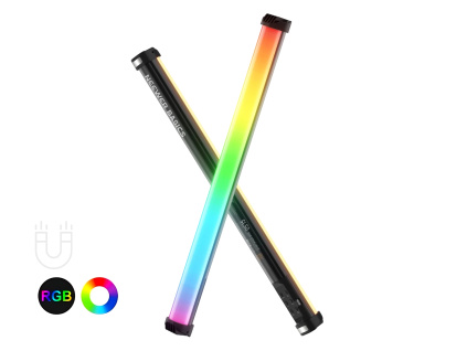 Neewer Svetelná LED RGB Tyč Stick Lampa Panel s Displejom 14W a Efekty