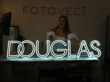 Neony na Míru Reklamní Světelný Nápis Reklama Logo do Baru Restaurace Kanceláře Obchodu Provozovny (Velikost do 50cm šířky a 25cm výšky)