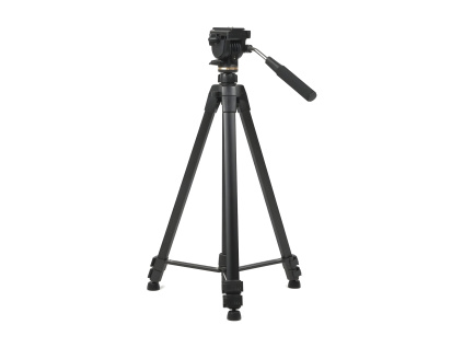 Stativ Tripod Panoramatická Fluidní Hlava s Madlem 174cm, 4kg