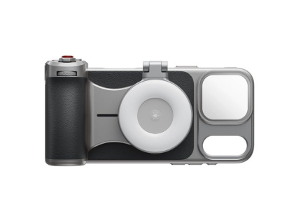 Telesín Bluetooth Content Creator Set Rukoväť MagSafe so Svetlom na Fotenie Magnetická Spúšť s Krytom pre iPhone 17 Pro