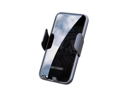 Otočný Držák na Telefon do Mřížky Auta s Rychlonabíječkou 15W