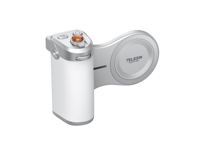 Telesin Bluetooth Magsafe Držák Rukojeť + Powerbanka Bluetooth CapGrip pro Smartphone 3000mAh