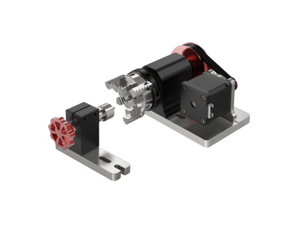 Rotačný Nadstavec Sústruh 4. os 3D Spracovanie Drevá pre CNC Frézky Twotrees TTC450 / TTC6050