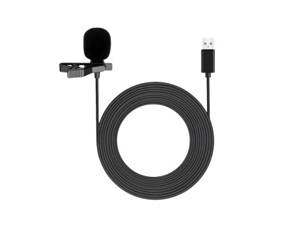 Kabelový PC Kondenzátorový Mikrofon USB 1,5m