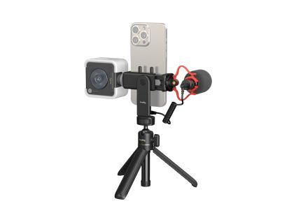 SmallRig 4369 Encore VK-50 Advanced Kompletní Profesionální Vlogovací Set s Mikrofonem a Světlem