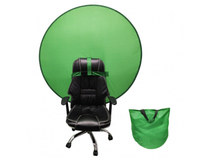 Zelené Plátno Green Screen Online Kľúčovanie s Nástavcom na Kreslo
