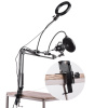 Set Mikrofon k PC Condenser Streamer + Kruhové světlo