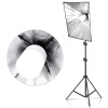 Foto Lampa Studio 2X Softbox Svetlo + 2X LED Žiarovka + 2X Statív 8000lm