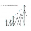Andoer Foto Stativ Tripod 154cm, 5kg