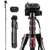 Andoer 2 v 1 Tripod Monopod Foto Stativ 200 cm, 5 kg