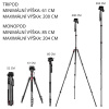 Andoer 2 v 1 Tripod Monopod Foto Stativ 200 cm, 5 kg