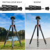 Andoer 2 v 1 Tripod Monopod Foto Stativ 200 cm, 5 kg