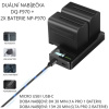Neewer Duální Nabíječka DQ-F970 + 2x Li-ion Baterie NP-F970