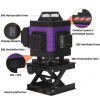 4D Krížový Nivelačný Laser Líniový prístroj 2x Batéria