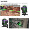 4D Krížový Nivelačný Laser Líniový prístroj 2x Batéria