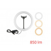 26 cm průměr 10" - Kruhové Foto Světlo Photo Video YouTube Ring  BEZ STATIVU