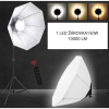 LED Octagon Softbox Světlo + Stativ + Ovladač (10000lm!)