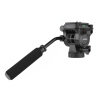 Fluidná Otočná Statívová Hlava s Madlom 3/8 Závit + Adaptér + 1/4 Skrutka, 5kg