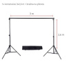 Výkonné Fotostudio 3x LED Softbox (22500lm) + Veľká Konštrukcia + 3x Pozadie 3x3 m