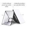 Andoer RGB Softbox Světlo + Stativ + Dálkové Ovládání (4000 lm)