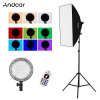 Andoer RGB Softbox Svetlo + Statív + Diaľkové Ovládanie (4000 lm)