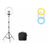 48 cm Průměr 18" - Kruhové Foto Světlo + Stativ 200 cm (5600 LUX/0,5 m)