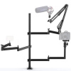 Ulanzi Multifunkčný Nastaviteľný Stojan na Mikrofón Live Broadcast s 3 Ramenami k Stolu