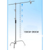 Ocelový Jeřábový Teleskopický Stativ C-Stand Boom Heavy Duty Tripod + Kolečka