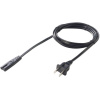 US Napájecí Síťový Propojovací Kabel 2pinový 250V 1,2m
