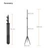 Robustní Stativ Tripod pro Světla Softbox Deštník 230 cm