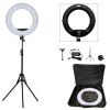 45 cm Průměr 18" Kruhové Foto Světlo na Baterie (4800lm) + Stativ + Ovladač