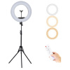 45 cm Průměr 18" Kruhové Foto Světlo na Baterie (4800lm) + Stativ + Ovladač