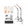 Set 2X Pásové LED Světlo Panel 3 Barvy 8000LUX (0,5 M) + 200cm Stativ