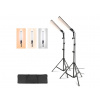 Set 2X Pásové LED Světlo Panel 3 Barvy 8000LUX (0,5 M) + 200cm Stativ