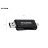 Čtečka Paměťových Karet USB-C OTG Vstup SD/SDHC/SDXC, Výstup USB/USB-C