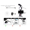 Držák na Telefon, Mikrofon, Mini LED Světlo, Tripod, Smartphone Video Vlog Set Kit Live Stream