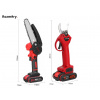 Set AKU Elektrická Řetězová Pila 10 cm a Nůžky + 2x Baterie