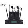 EYK Mobilný Bezdrôtový Dvojkanálový Mikrofón Podcast Stream Party Stage, až 60m