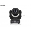 LED Osvetlenie Flash Moving Head 60W SPOT Otočná Hlava 60W